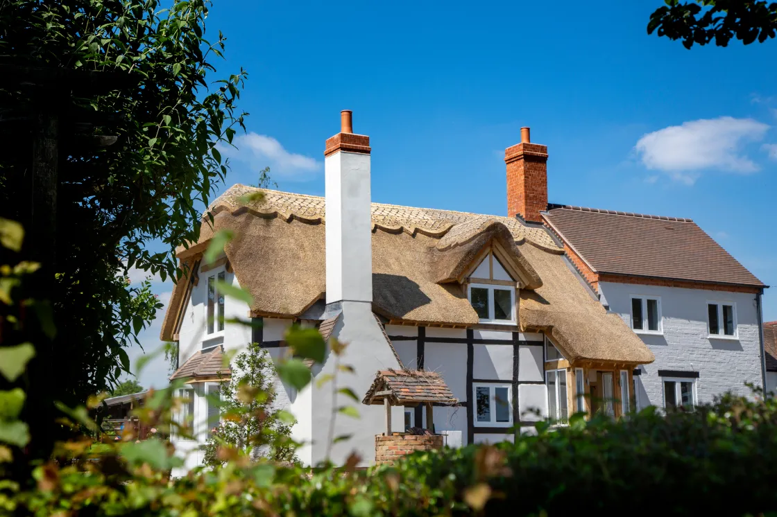 House with exterior lime render by Lime Green